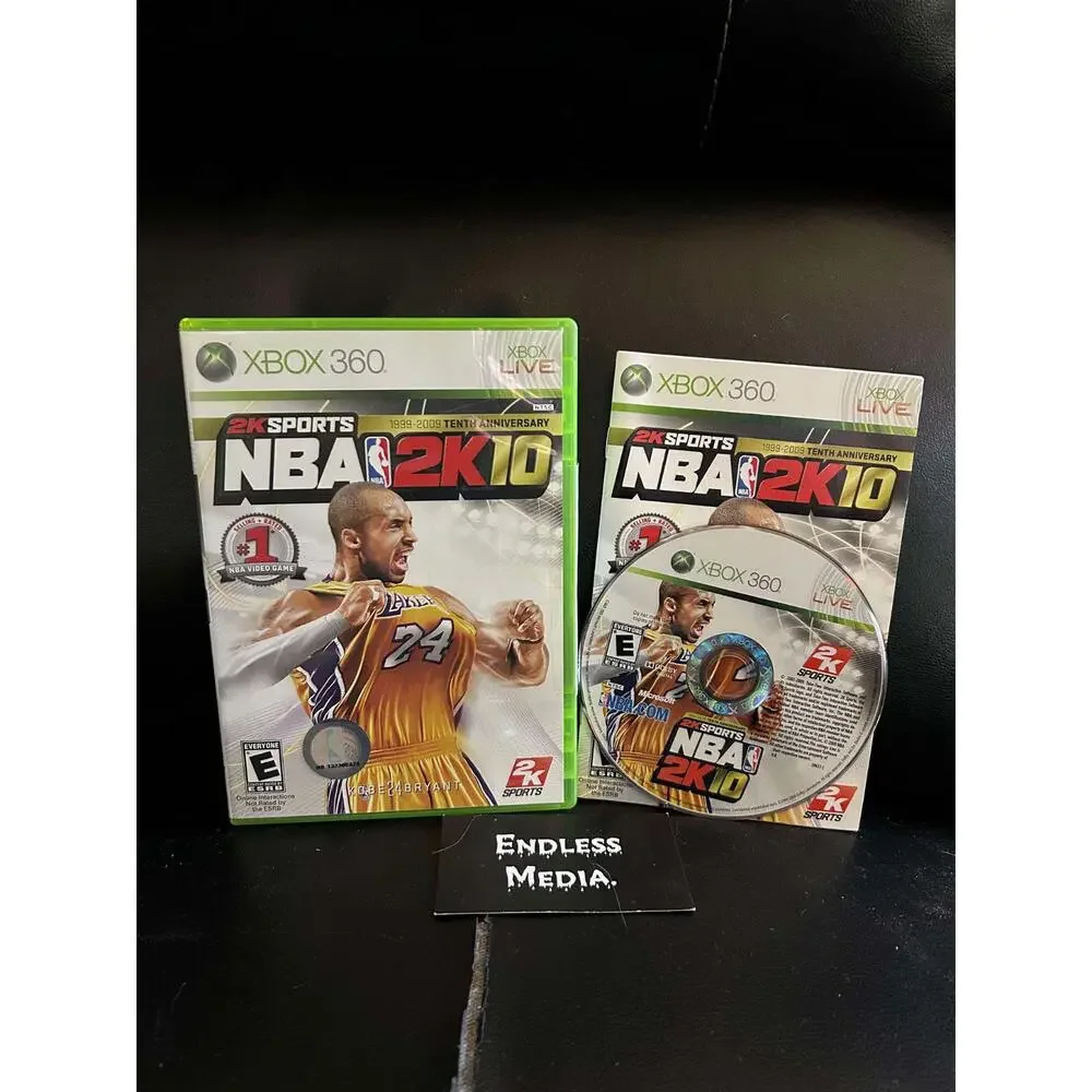 NBA 2K10 Microsoft Xbox 360 CIB Video Game